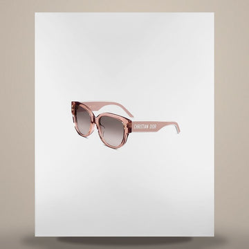 DIOR Transparente pinke Schmetterling-Sonnenbrille DPFCB2FQR_40D2 158730822 [P]