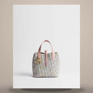 Dior Vertical Tote Bag Small Multi Color Oblique Pastel Jacquard M2870OGWO_M956 158730938 [P]