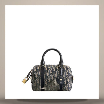 DIOR ソフトグルーヴ20バッグ ブルー オブリークジャカード 158730984 [P]