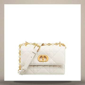 DIOR ミニバッグ ラテ マクロカナージュ ヤギ革 S5169UDAX_M030 158731004 [P]