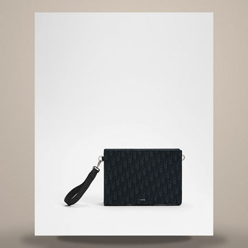 DIOR A5 Dreieckstasche Schwarz Oblique Jacquard 158731052 [P]