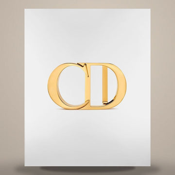 Dior CD Icon Belt Buckle Gold Finish Brass 35mm 158732412 [P]