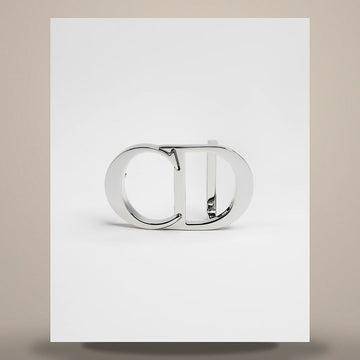 DIOR CD Icon Gürtelverschluss Palladium-Finish Messing 35mm 158732425 [P]