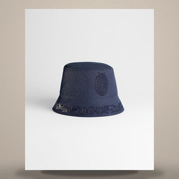 Dior Navy Blue Cotton Bucket Hat 158733277 [P]