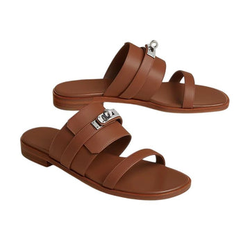 HERMES Sandalen aus Kalbsleder mit ikonischem Kelly-Schnalle H262123Z 20365 158733299 [P]