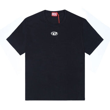 DIESEL Kurzarm T-Shirt mit ovalem Logo 153415644 [P]