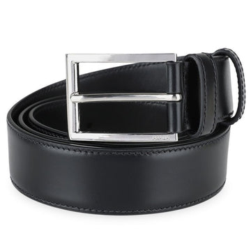 PRADA Herren Leder Gürtel mit Silber Schnalle (Schwarz) 2CC673 X72 F0002 152919977 [P]