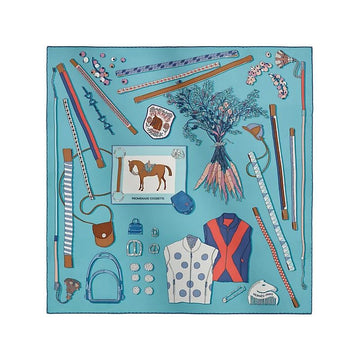 Hermes Silk Women's Scarf 70 Care H984364S 02 158733741 [P]