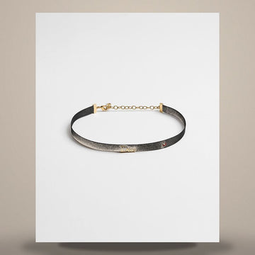 Dior Signature Choker Grosgrain & Gold Finish Metal N3834WOMSE_D307 158733867 [P]