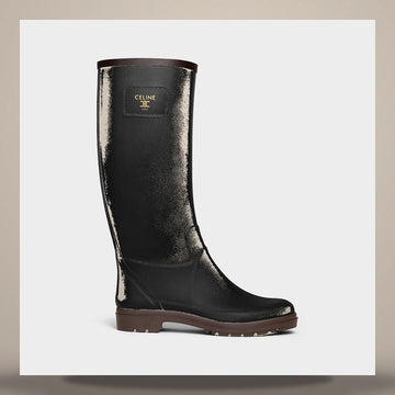 CELINE Regenstiefel - Naturkautschuk Schwarz 364997035C.38NO 158736767 [P]