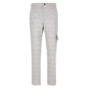 KITON 実際のシルクパンツ GREY UMM0523 K0625C01 80537715 [P]