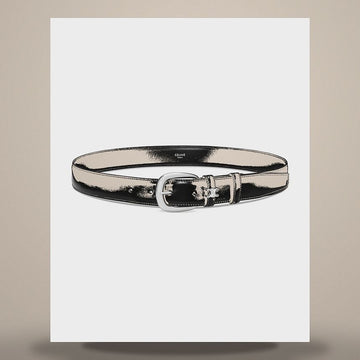 Celine Vivienne Belt 30MM - Taurillon Leather Black B10CQ3A01.38SI 158736999 [P]