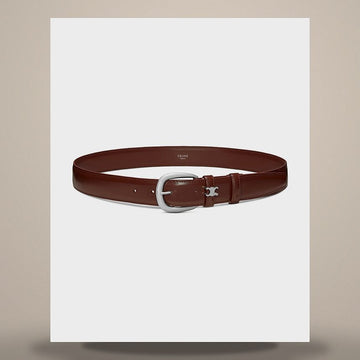 Celine Vivienne Belt 30MM - Tournillon Leather Chestnut B10CQ3A01.18CV 158737006 [P]