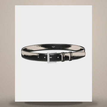 Celine BC-28 30MM Belt - Taurillon Leather Black B10CX3A01.38SI 158737019 [P]
