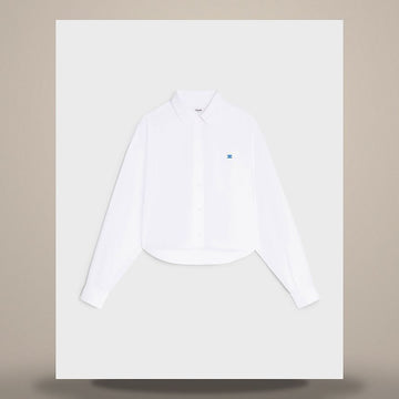 CELINE Hemd - Baumwoll-Denim Weiß Denim Hellsteinwäsche 158737219 [P]