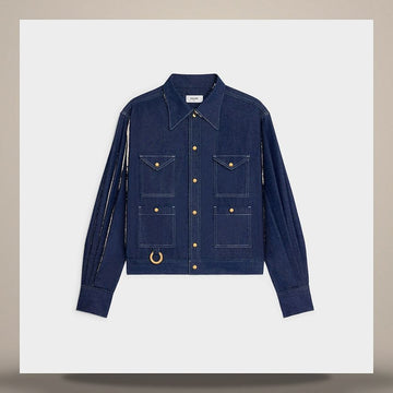 Celine Shirt - Cotton Denim Dark Rinse 158737231 [P]