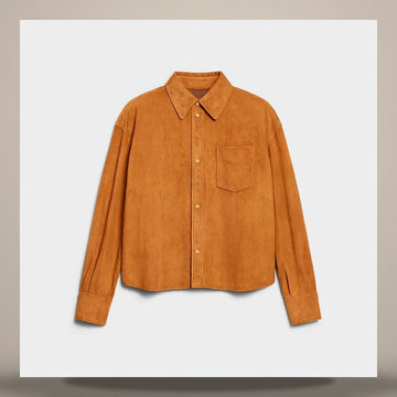 CELINE Hemd - Wildleder Zimt 158737240 [P]