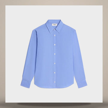 Celine Relaxed Shirt - Cotton Poplin Blue RC09X2N91.07EU 158737252 [P]