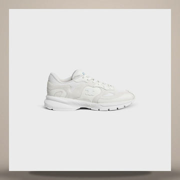 Celine Runner Sneakers - Calfskin, Suede Calfskin & Mesh Optic White 368255500C.01OP 158737732 [P]