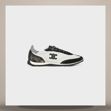 CELINE Racer Sneakers - Nylon, Wildleder und Kalbsleder Grau / Schwarz 364945257C.09GB 158737761 [P]