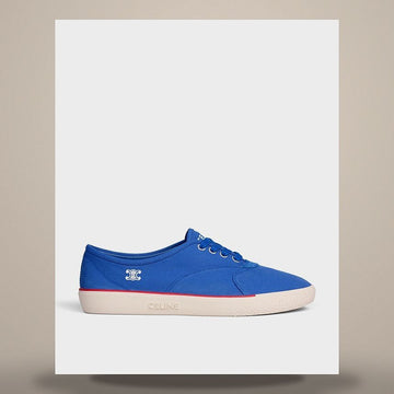 CELINE Allen Sneakers - Canvas & Suede Kalbsleder Blau Denim 368275484C.07BJ 158737798 [P]
