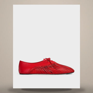 CELINE Ballett Schnürschuhe - Ziegenleder Ultrared 368005278C.27AG 158737824 [P]