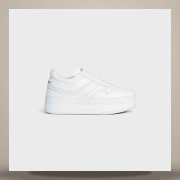 Celine Wedge Sole Block Sneakers - Calfskin Optic White 346163338C.01OP 158737827 [P]