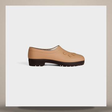 CELINE Garten Clog - Naturkautschuk Beige / Dunkelbraun 367457035C.02CK 158737830 [P]