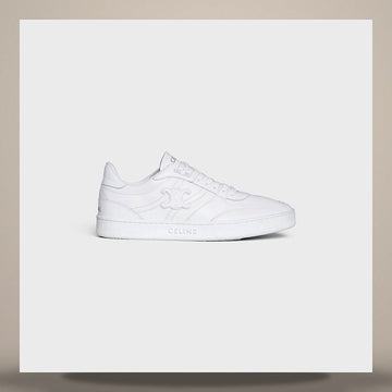 Celine Trainer CT-11 Low Lace-Up Sneakers - Calfskin Optic White 363033338C.01OP 158737831 [P]