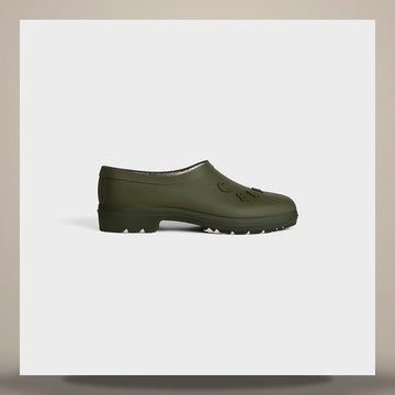 CELINE Garten-Clog - Naturkautschuk Licht Khaki 367457035C.15LK 158737833 [P]