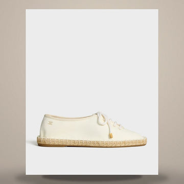 CELINE Schnür Espadrilles - Canvas Ecru 367095476C.01EC 158737838 [P]