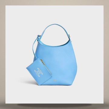 Celine Small Hobo - Soft Supple Calfskin Sky Blue L10133Q71.07SB 158737842 [P]