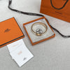 Hermes Click H Bracelet PM White/Rose Gold H700001FO31PM 158738397 [P]