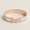 Hermes Click H Bracelet PM White/Rose Gold H700001FO31PM 158738397 [P]