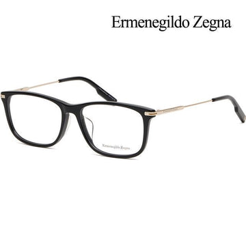 ZEGNA EZ5233D 01A メガネフレーム 名品 四角 ブラック アセテート ファッション アジアンフィット 118960018 [P]