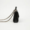 CHANEL Vanity Coin Purse Mini Chain Bag Black with Gold Hardware 158542333 [P]