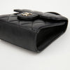 CHANEL Vanity Coin Purse Mini Chain Bag Black with Gold Hardware 158542333 [P]