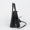 PRADA Schwarz Rot Saffiano Leder Doppel Schultertasche 158542021 [P]