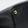 PRADA Schwarz Rot Saffiano Leder Doppel Schultertasche 158542021 [P]