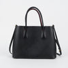 PRADA Schwarz Rot Saffiano Leder Doppel Schultertasche 158542021 [P]