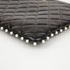 CHANEL Lambskin Quilted Black CC Pearl Beaded Line Clutch Bag 158643070 [P]