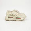 GUCCI レザー女性スニーカー アイボリー 158643108 [P]