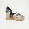 SALVATORE FERRAGAMO Wedgesandal Größe 7 0716358 158644006 [P]