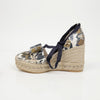 SALVATORE FERRAGAMO Wedgesandal Größe 7 0716358 158644006 [P]