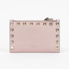 Valentino Rockstud Flap Zip Wallet 158643074 [P]