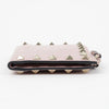 Valentino Rockstud Flap Zip Wallet 158643074 [P]
