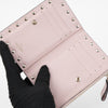Valentino Rockstud Flap Zip Wallet 158643074 [P]
