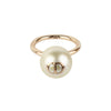 DIOR ゴールドフィニッシュパールアムレットリングM 37522-1 158741647 [P]