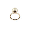 DIOR ゴールドフィニッシュパールアムレットリングM 37522-1 158741647 [P]