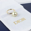 DIOR ゴールドフィニッシュパールアムレットリングM 37522-1 158741647 [P]